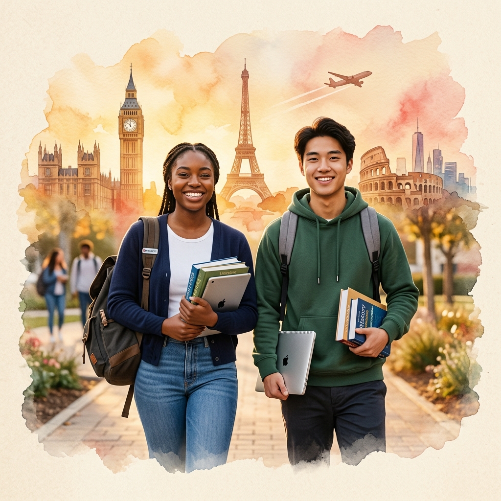 Students achieving global education goals